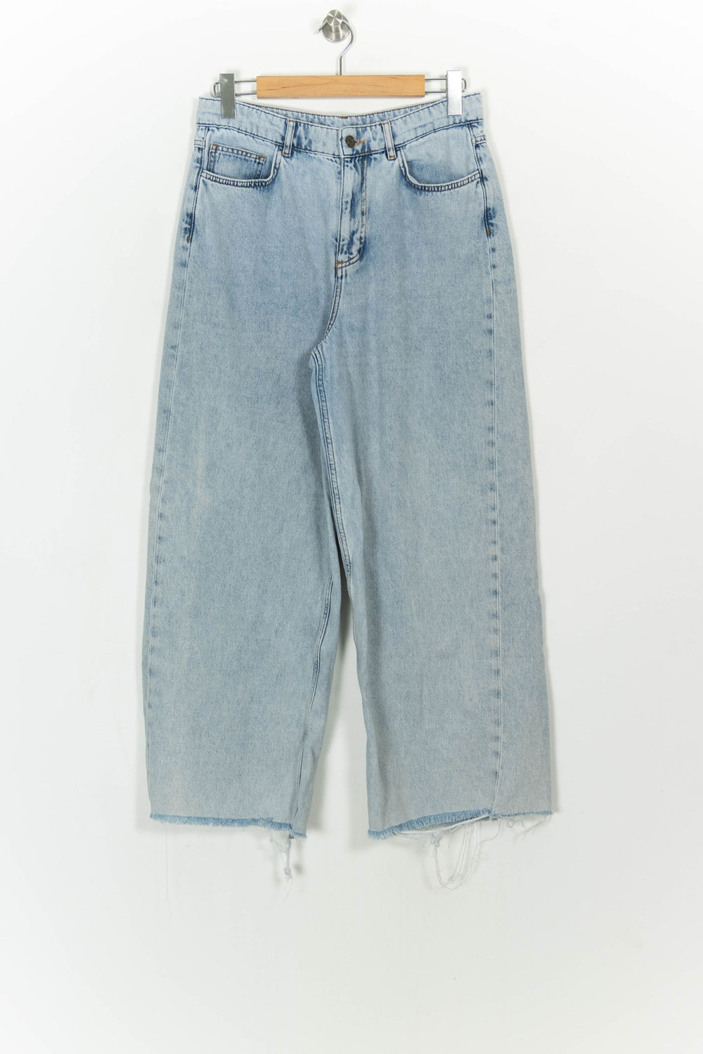 Jean Large Bleu - Taille XL/42 de la marque Vanessa Bruno | PARAD115958 - Vendu par Paradigme - Image 2