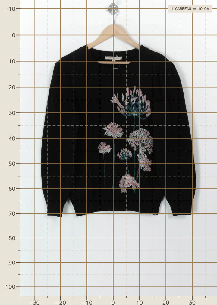 Pull Noir - Taille L/40 de la marque La Fée Maraboutée | PARAD115961 - Vendu par Paradigme - Image 4