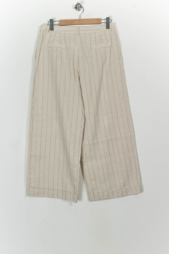 Pantalon Large Beige - Taille XL/42 de la marque La Fée Maraboutée | PARAD115966 - Vendu par Paradigme - Image 5
