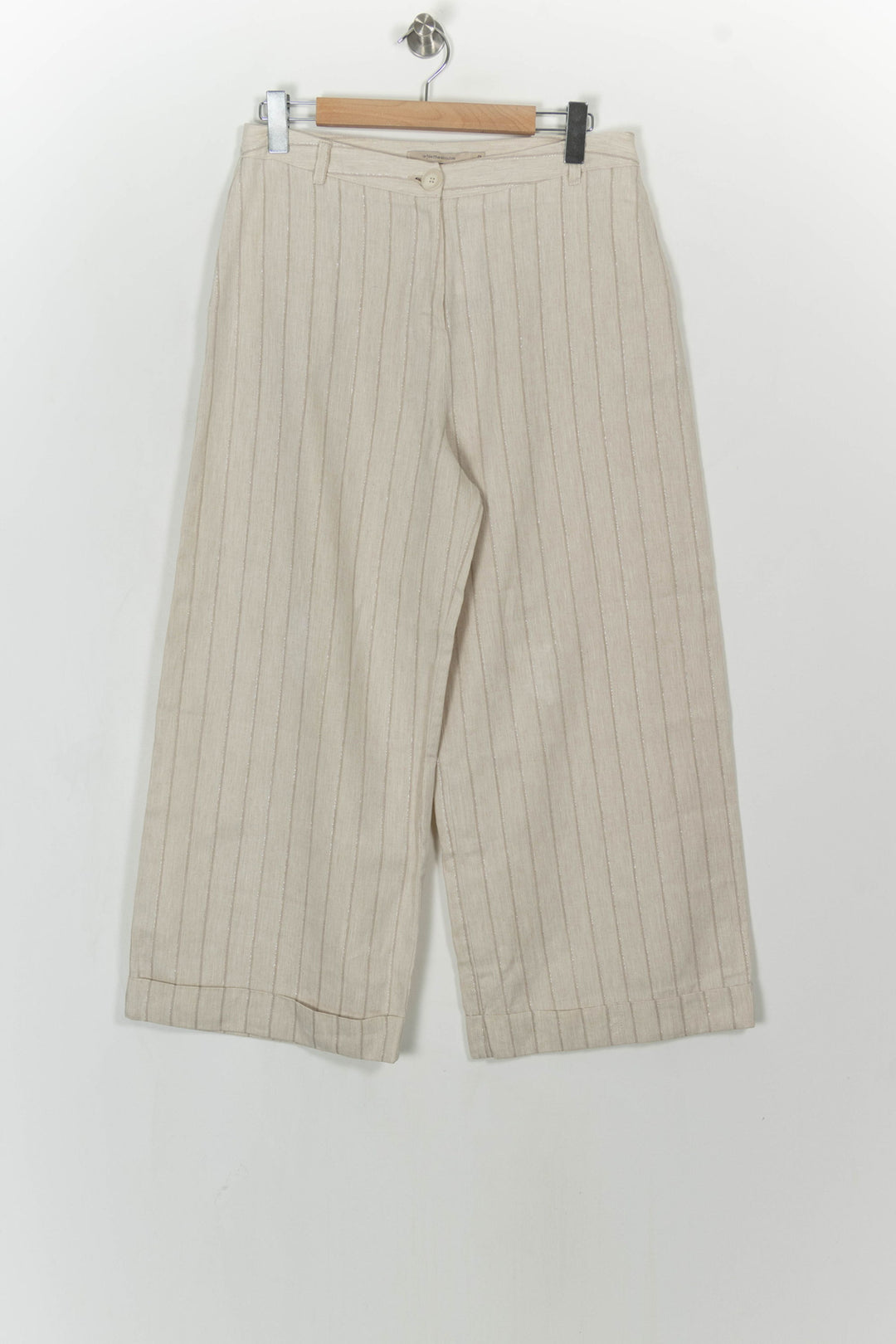Pantalon Large Beige - Taille XL/42 de la marque La Fée Maraboutée | PARAD115966 - Vendu par Paradigme - Image 2