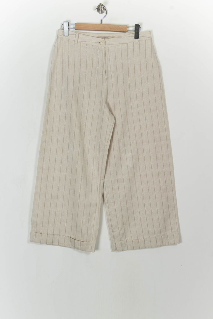Pantalon Large Beige - Taille XL/42 de la marque La Fée Maraboutée | PARAD115966 - Vendu par Paradigme - Image 2