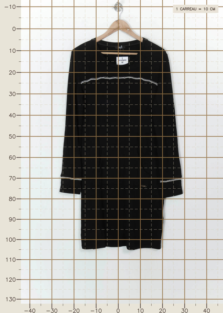 Robe noire - Taille M/38 de la marque Liu Jo | PARAD115968 - Vendu par Paradigme - Image 4