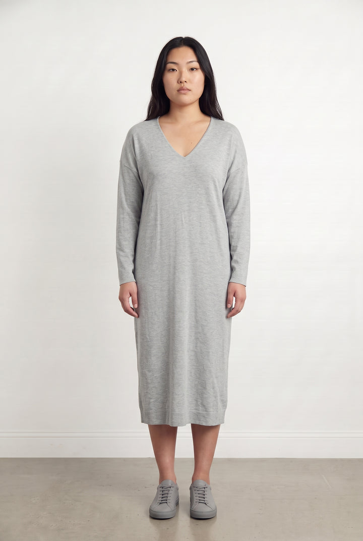 Robe Pull Grise - Taille L/40 de la marque La Redoute Collections | PARAD115972 - Vendu par Paradigme - Image 1