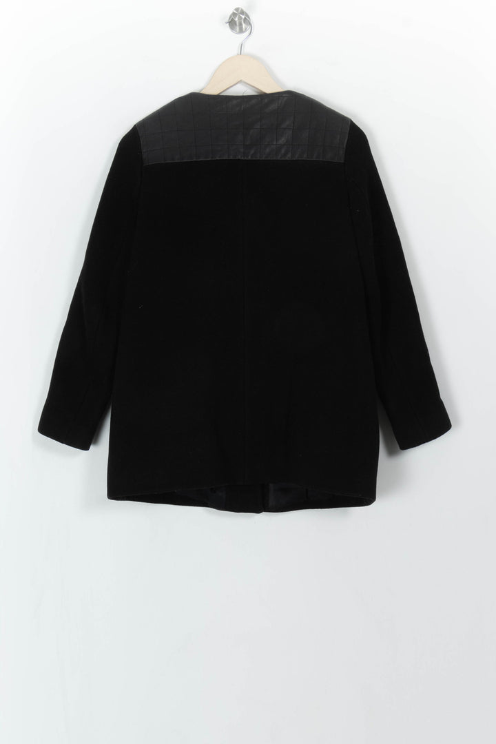 Manteau Noir - Taille S/36 de la marque Sandro | PARAD115974 - Vendu par Paradigme - Image 5