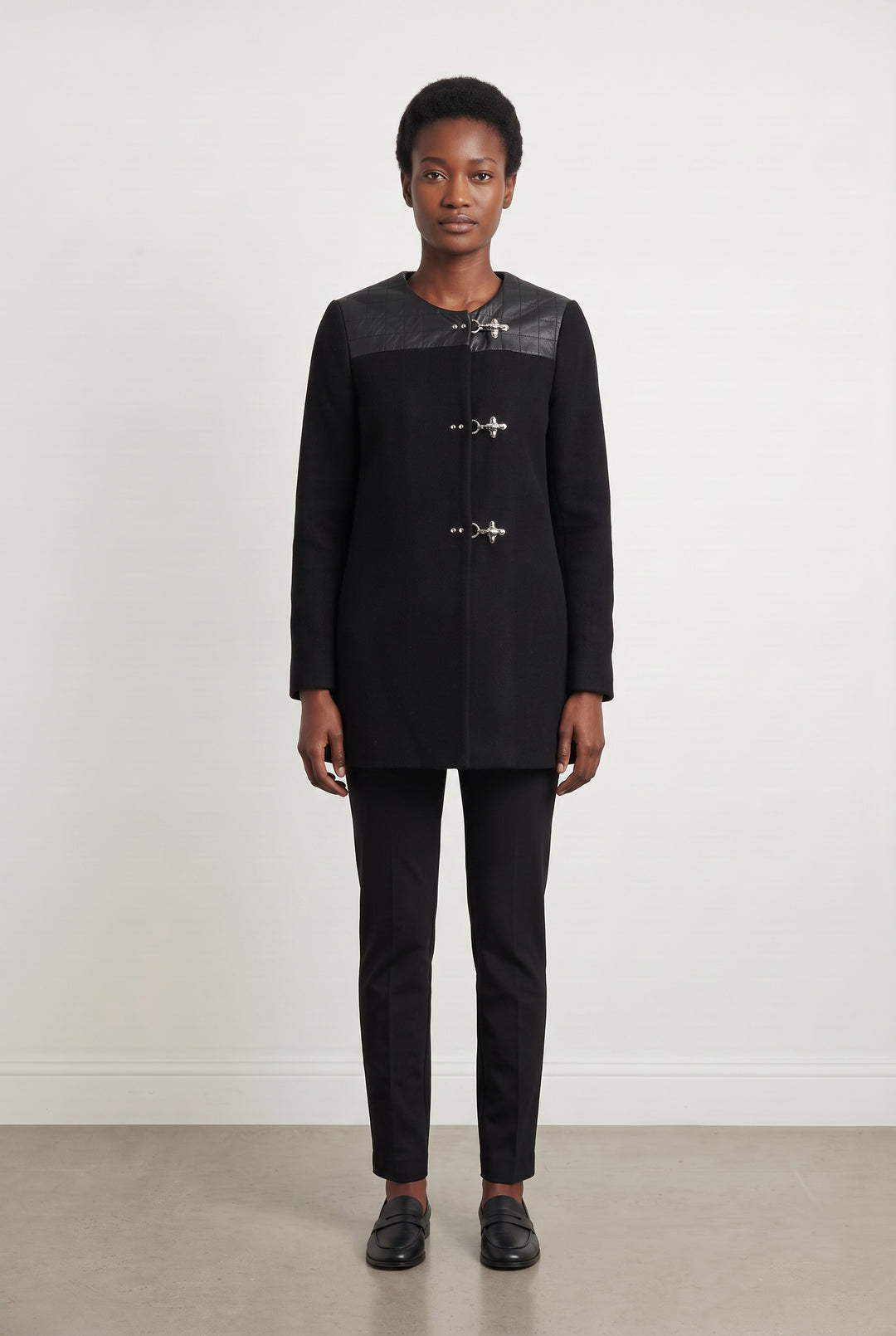 Manteau Noir - Taille S/36 de la marque Sandro | PARAD115974 - Vendu par Paradigme - Image 1