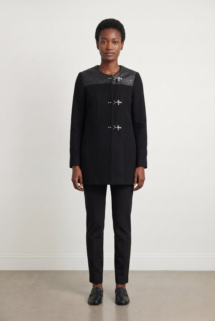 Manteau Noir - Taille S/36 de la marque Sandro | PARAD115974 - Vendu par Paradigme - Image 1