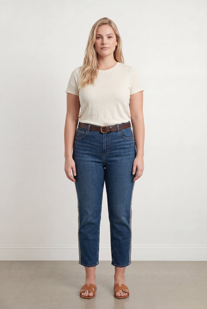 Jean Bleu - Taille XXL/44 de la marque La Fée Maraboutée | PARAD115977 - Vendu par Paradigme - Image 1