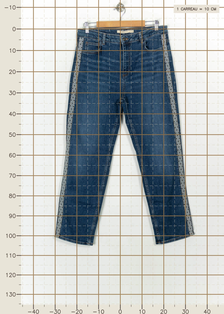 Jean Bleu - Taille XXL/44 de la marque La Fée Maraboutée | PARAD115977 - Vendu par Paradigme - Image 4