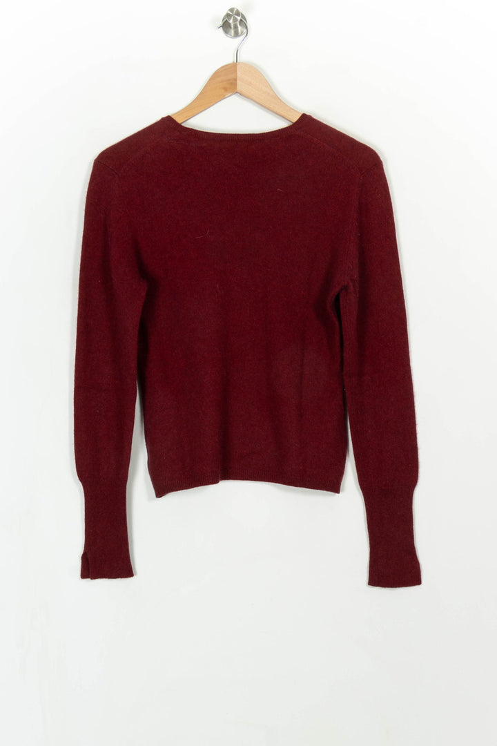 Pull Bordeaux - Taille L/40 de la marque Eric Bompard | PARAD115978 - Vendu par Paradigme - Image 5