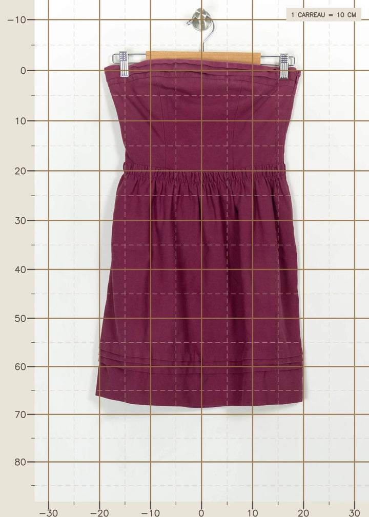 Robe Bustier Violette - Taille M/38 de la marque Pablo | PARAD115979 - Vendu par Paradigme - Image 4