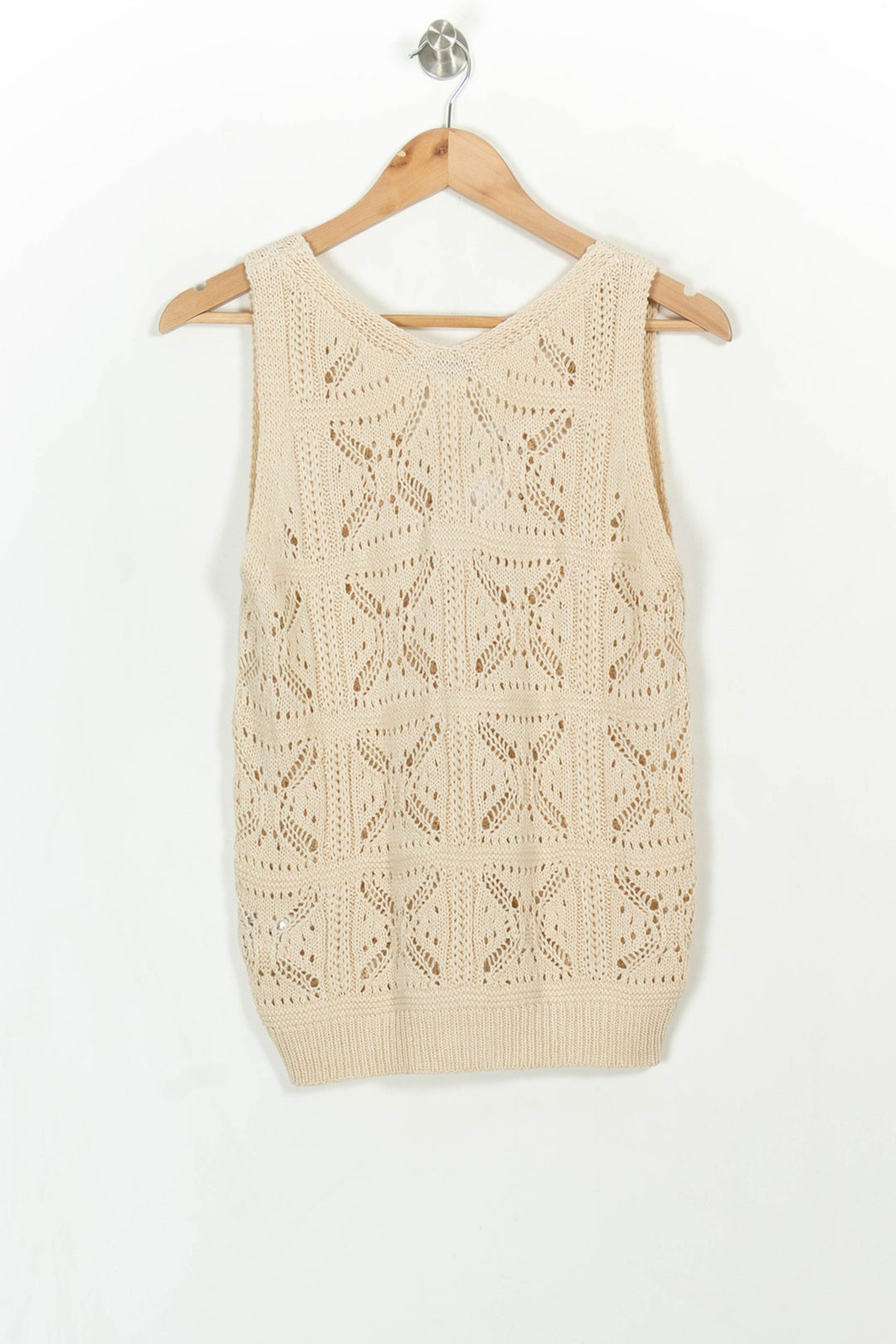 Débardeur Beige - Taille S/36 de la marque La Fée Maraboutée | PARAD115980 - Vendu par Paradigme - Image 5