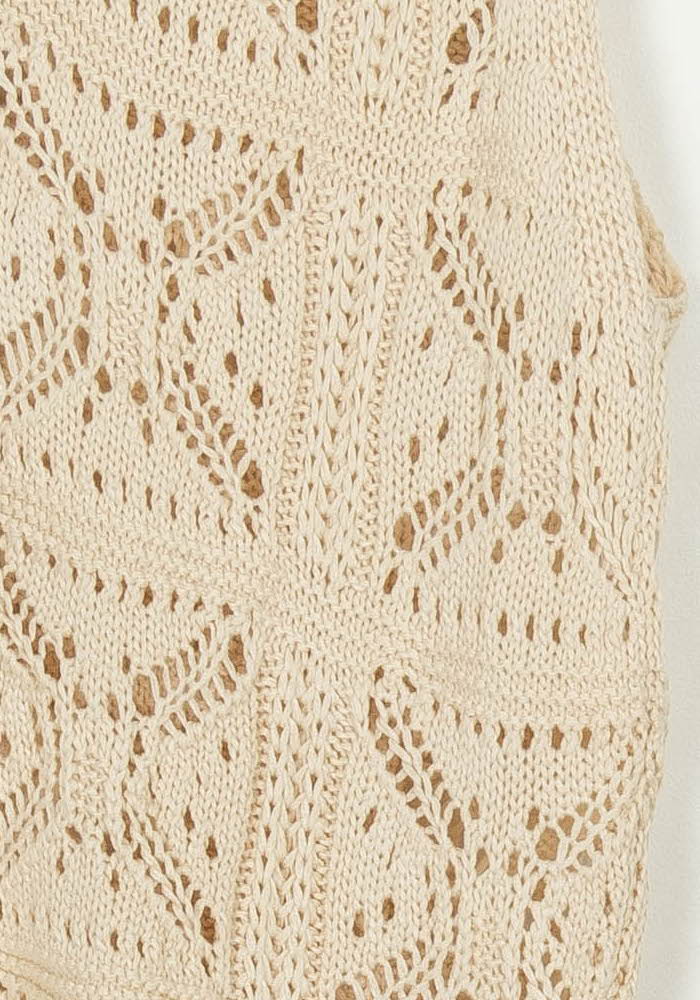 Débardeur Beige - Taille S/36 de la marque La Fée Maraboutée | PARAD115980 - Vendu par Paradigme - Image 3