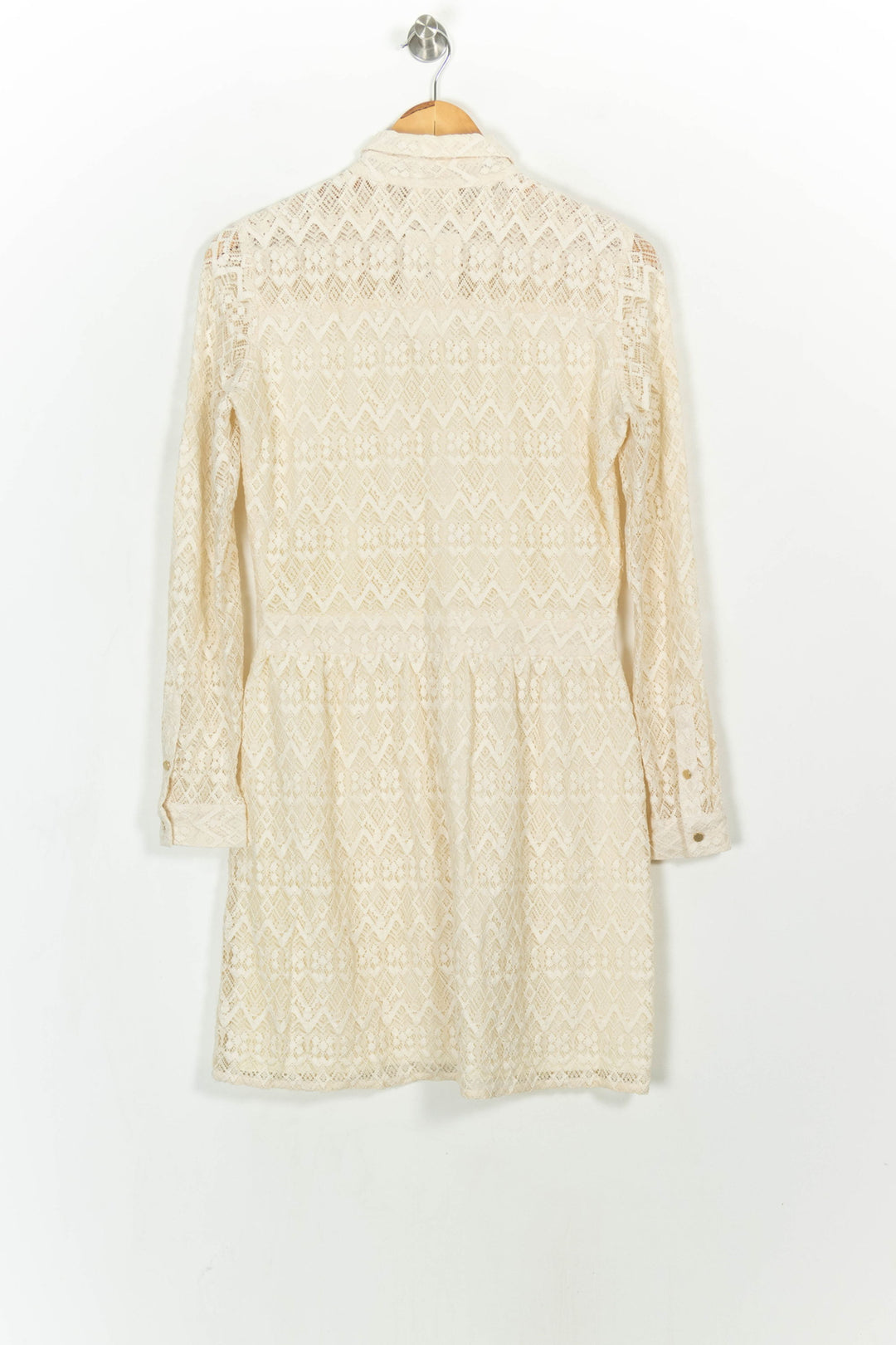 Robe Chemise Beige - Taille M/38 de la marque Sézane | PARAD115985 - Vendu par Paradigme - Image 5