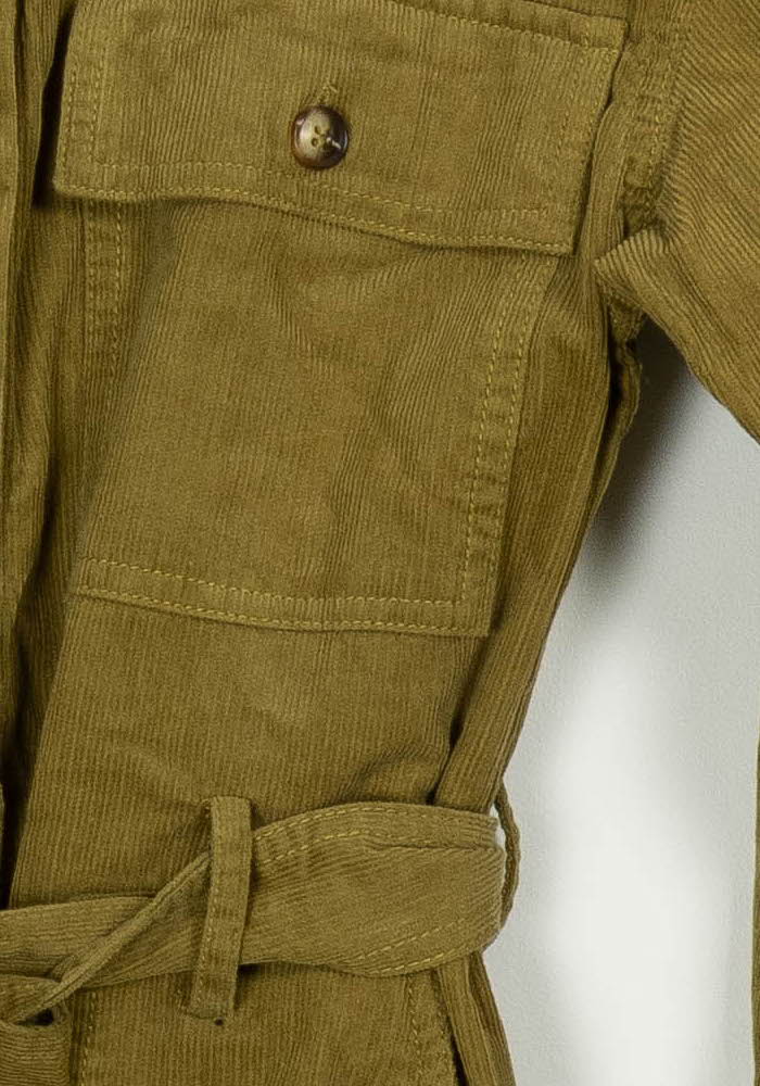 Robe Chemise Verte - Taille XS/34 de la marque FRNCH | PARAD115987 - Vendu par Paradigme - Image 3