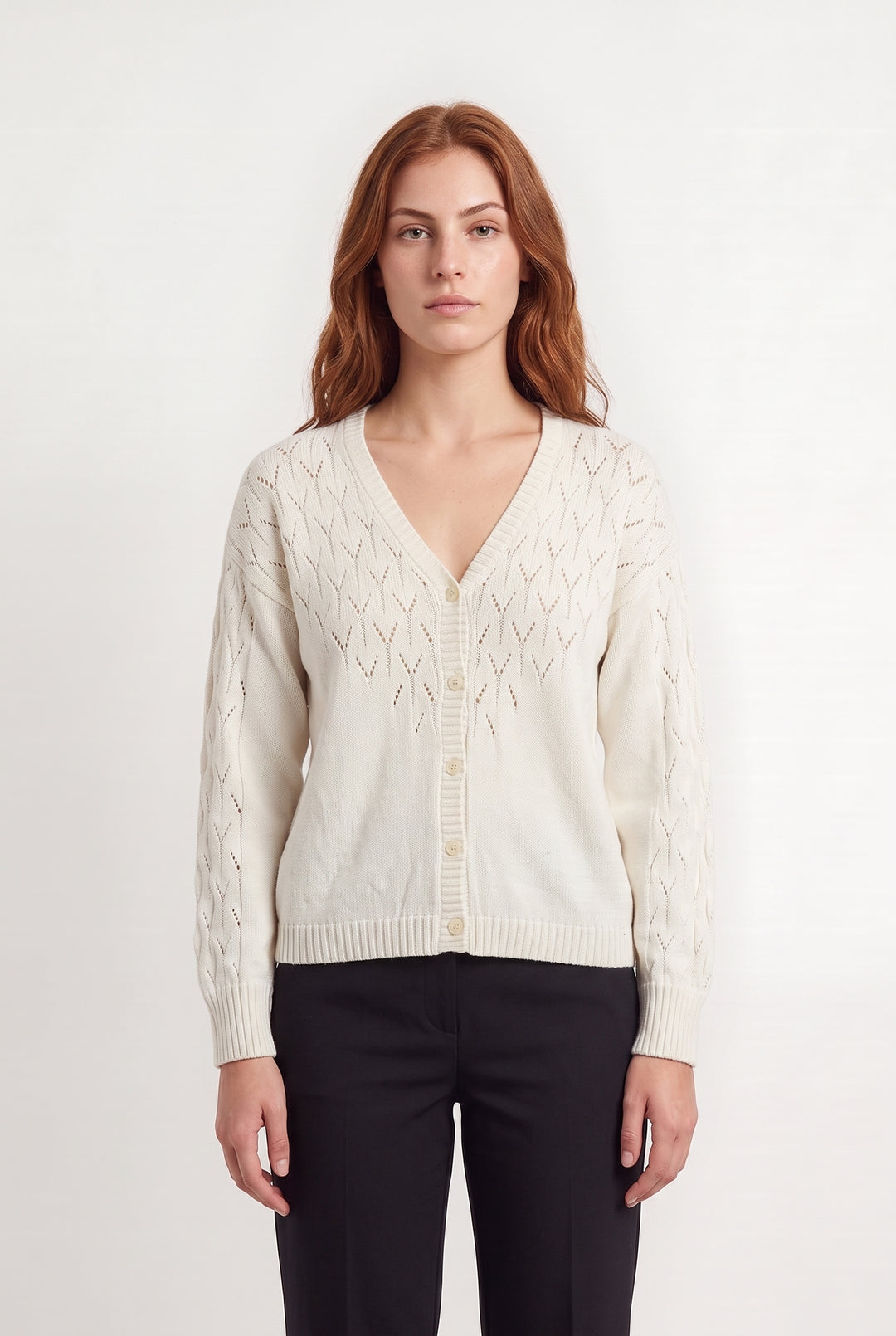 Cardigan Blanc - Taille S/36 de la marque Ekyog | PARAD115989 - Vendu par Paradigme - Image 1