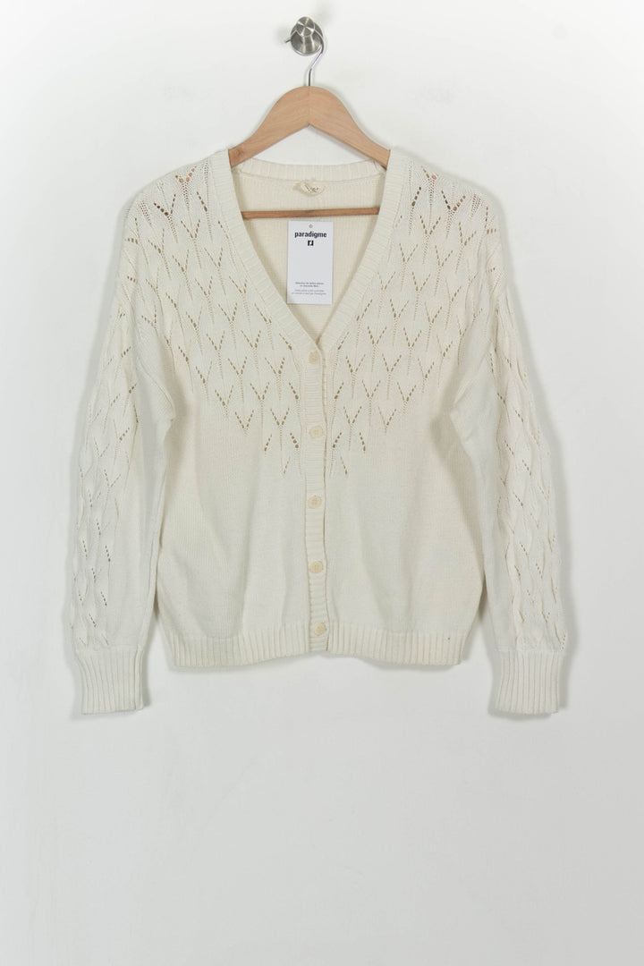 Cardigan Blanc - Taille S/36 de la marque Ekyog | PARAD115989 - Vendu par Paradigme - Image 2