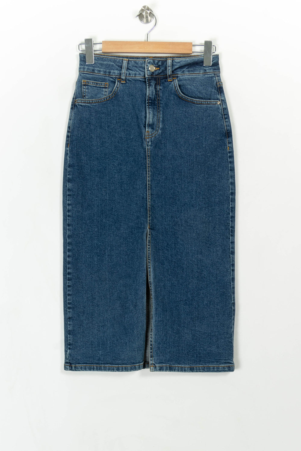 Jupe Midi Bleu - Taille M/38 de la marque ZAPA | PARAD116005 - Vendu par Paradigme - Image 2