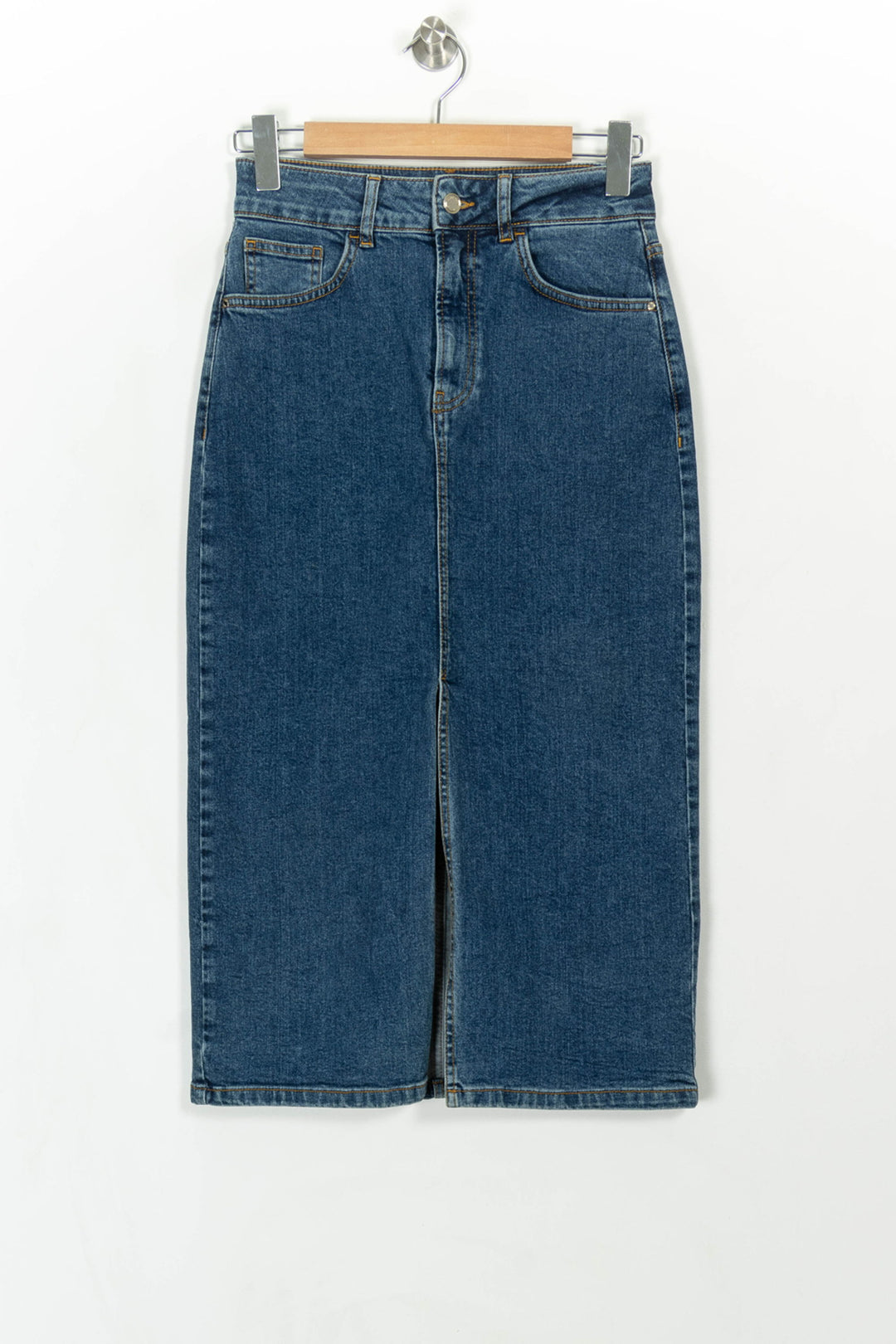 Jupe Midi Bleu - Taille M/38 de la marque ZAPA | PARAD116005 - Vendu par Paradigme - Image 2