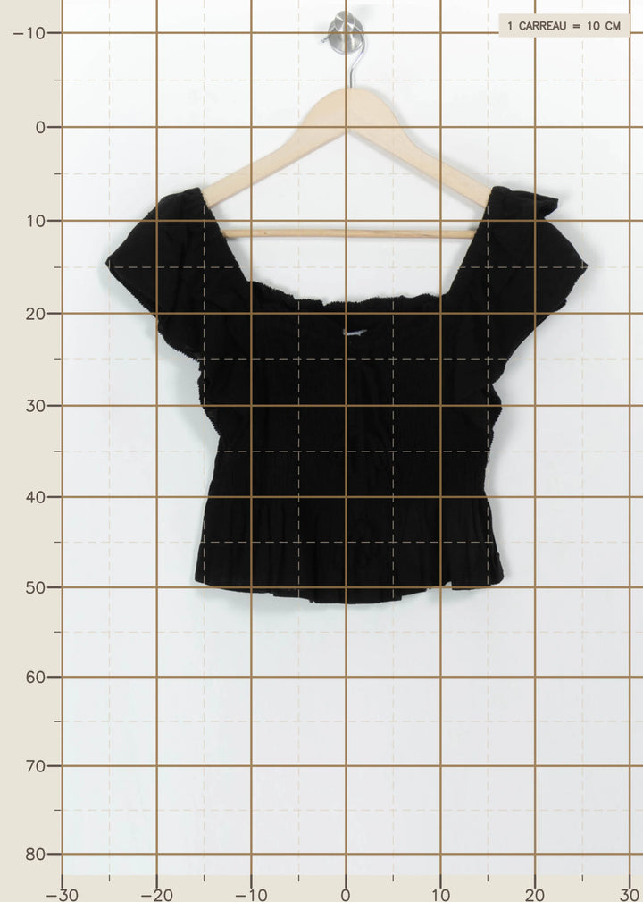 Top Noir - Taille S/36 de la marque Suncoo | PARAD116007 - Vendu par Paradigme - Image 4