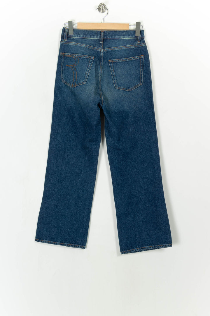 Jean Large Bleu - Taille M/38 de la marque Rouje | PARAD116008 - Vendu par Paradigme - Image 5