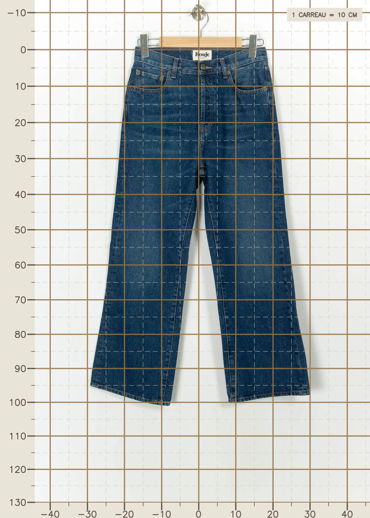Jean Large Bleu - Taille M/38 de la marque Rouje | PARAD116008 - Vendu par Paradigme - Image 4