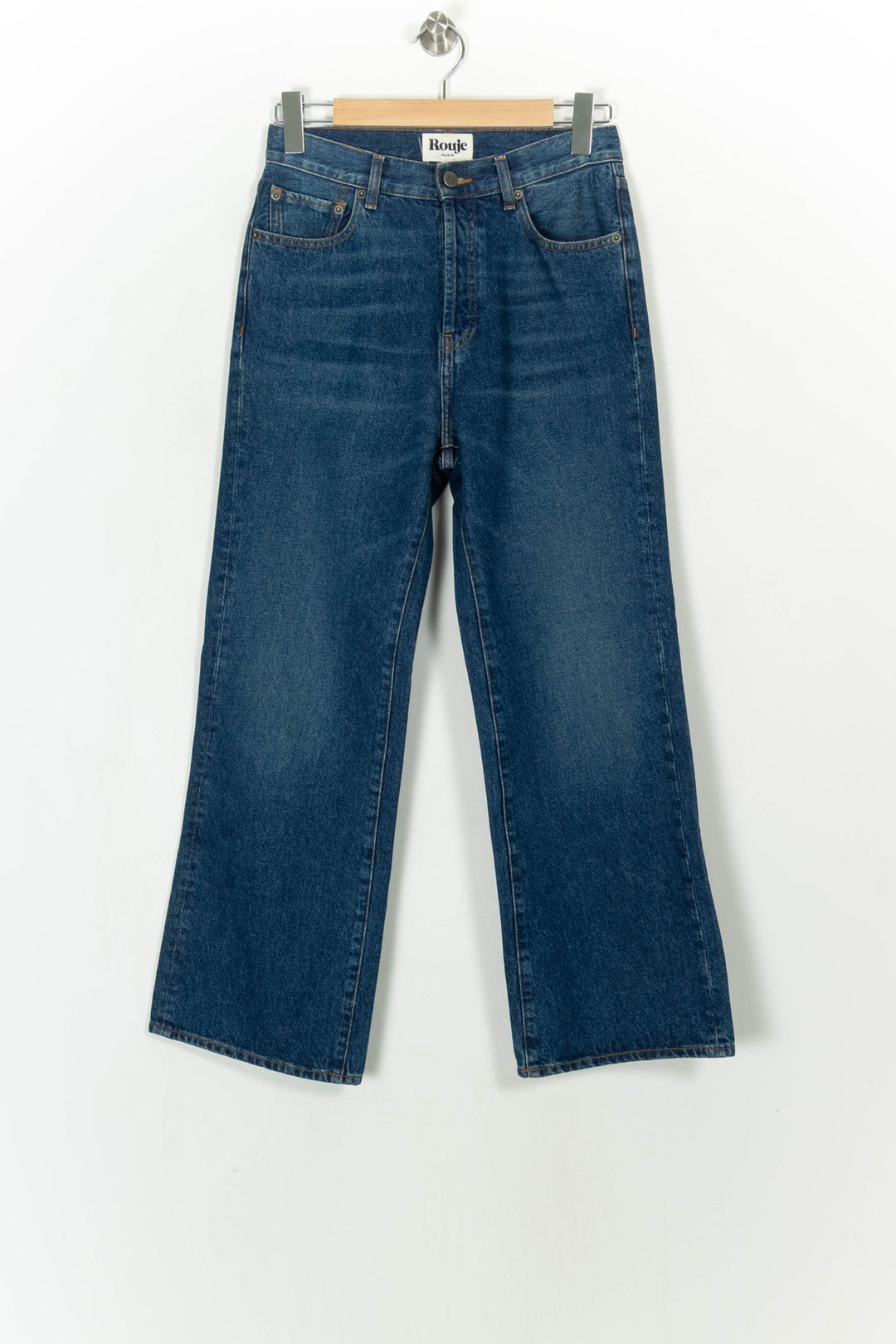 Jean Large Bleu - Taille M/38 de la marque Rouje | PARAD116008 - Vendu par Paradigme - Image 2