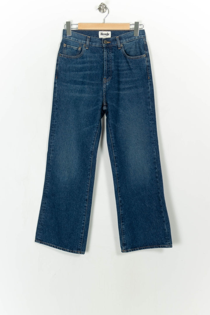 Jean Large Bleu - Taille M/38 de la marque Rouje | PARAD116008 - Vendu par Paradigme - Image 2