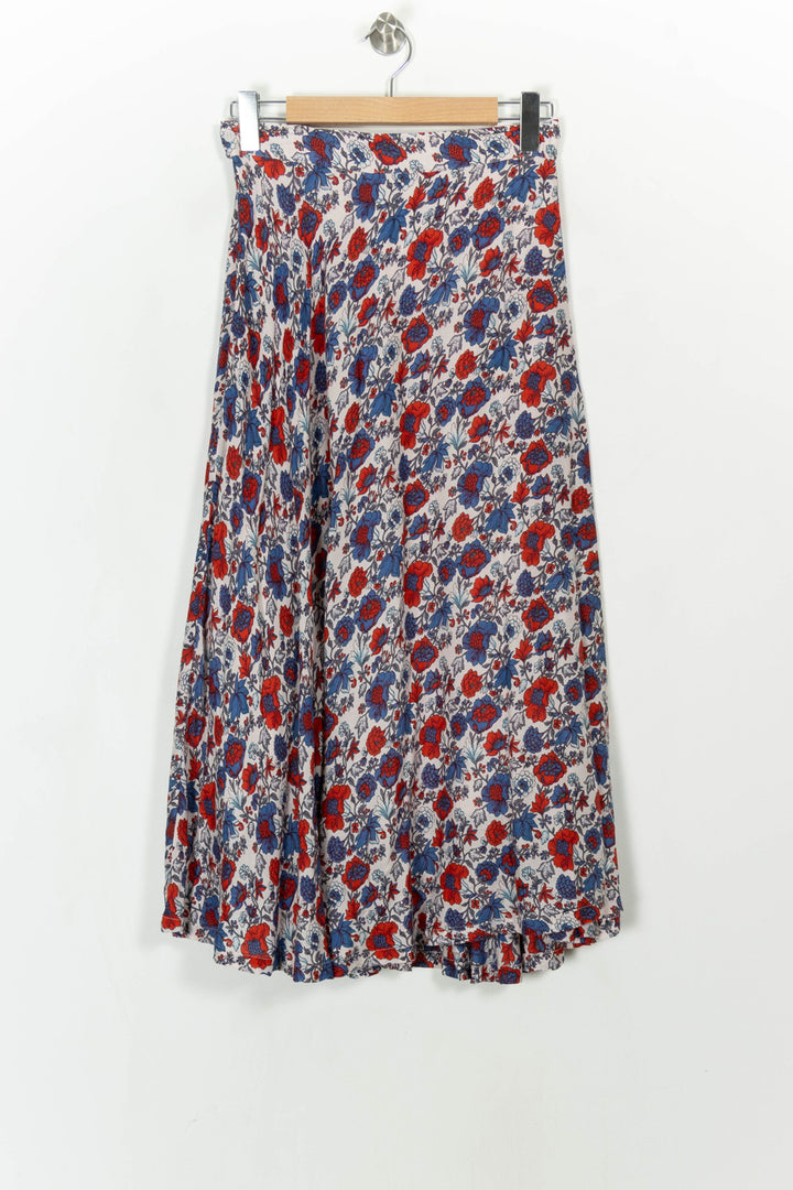 Jupe Longue Rouge et Bleue - Taille L/40 de la marque Petite Mendigote | PARAD116009 - Vendu par Paradigme - Image 5