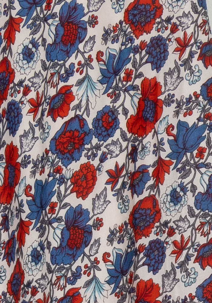 Jupe Longue Rouge et Bleue - Taille L/40 de la marque Petite Mendigote | PARAD116009 - Vendu par Paradigme - Image 3