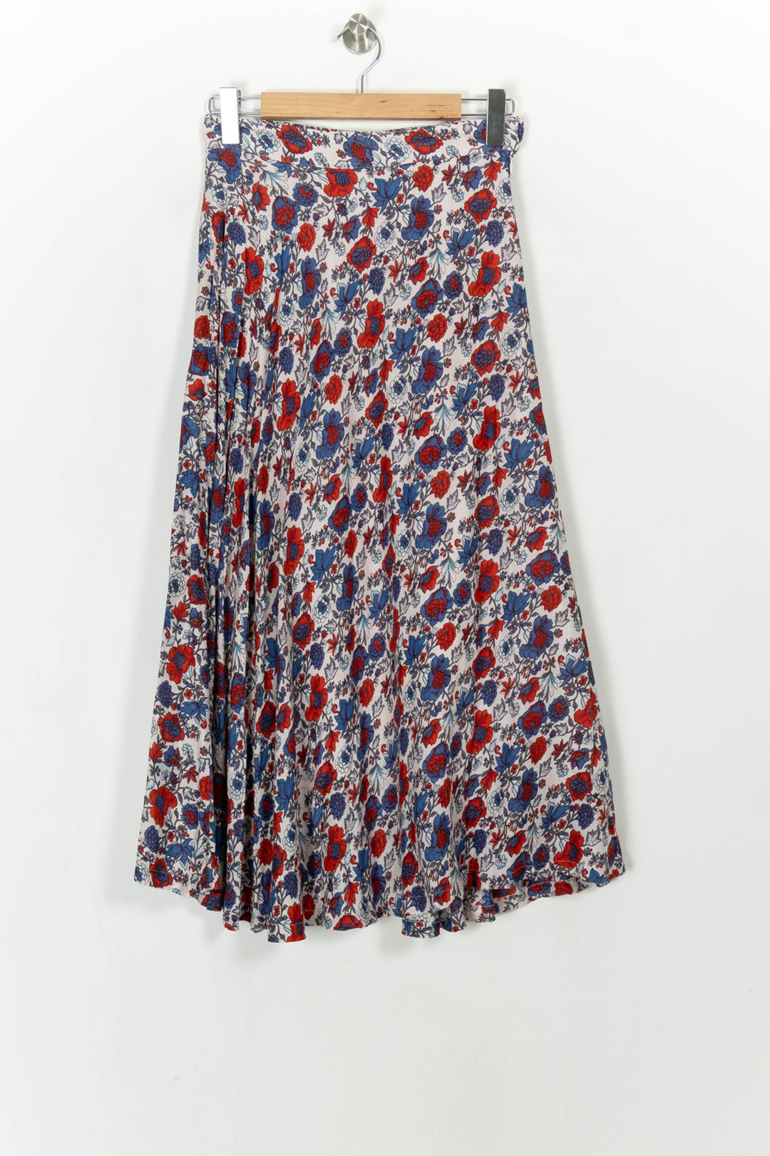 Jupe Longue Rouge et Bleue - Taille L/40 de la marque Petite Mendigote | PARAD116009 - Vendu par Paradigme - Image 2