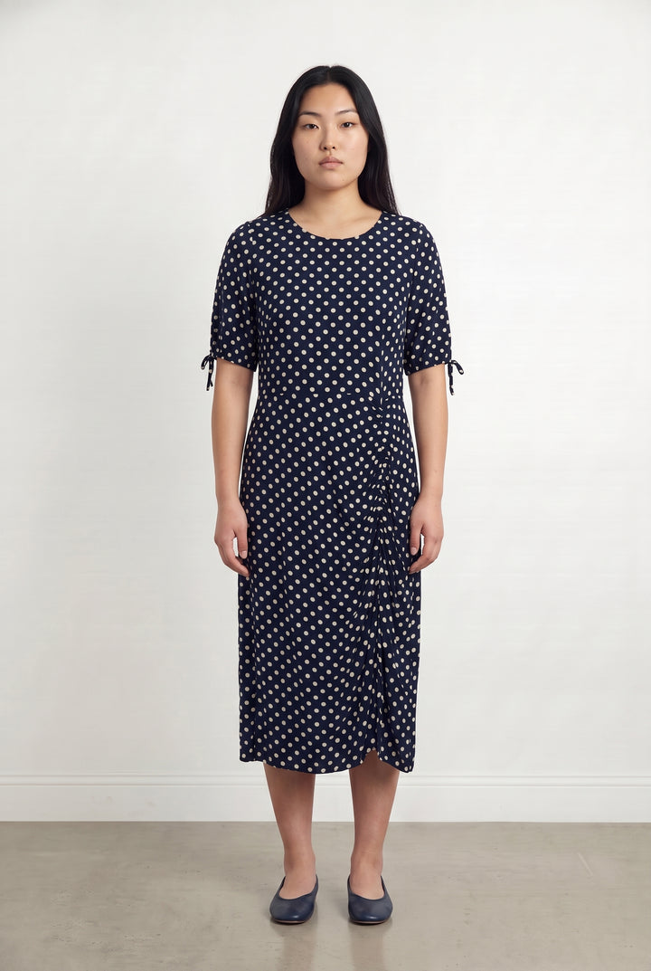 Robe Longue Bleu et Blanche - Taille L/40 de la marque Petite Mendigote | PARAD116010 - Vendu par Paradigme - Image 1