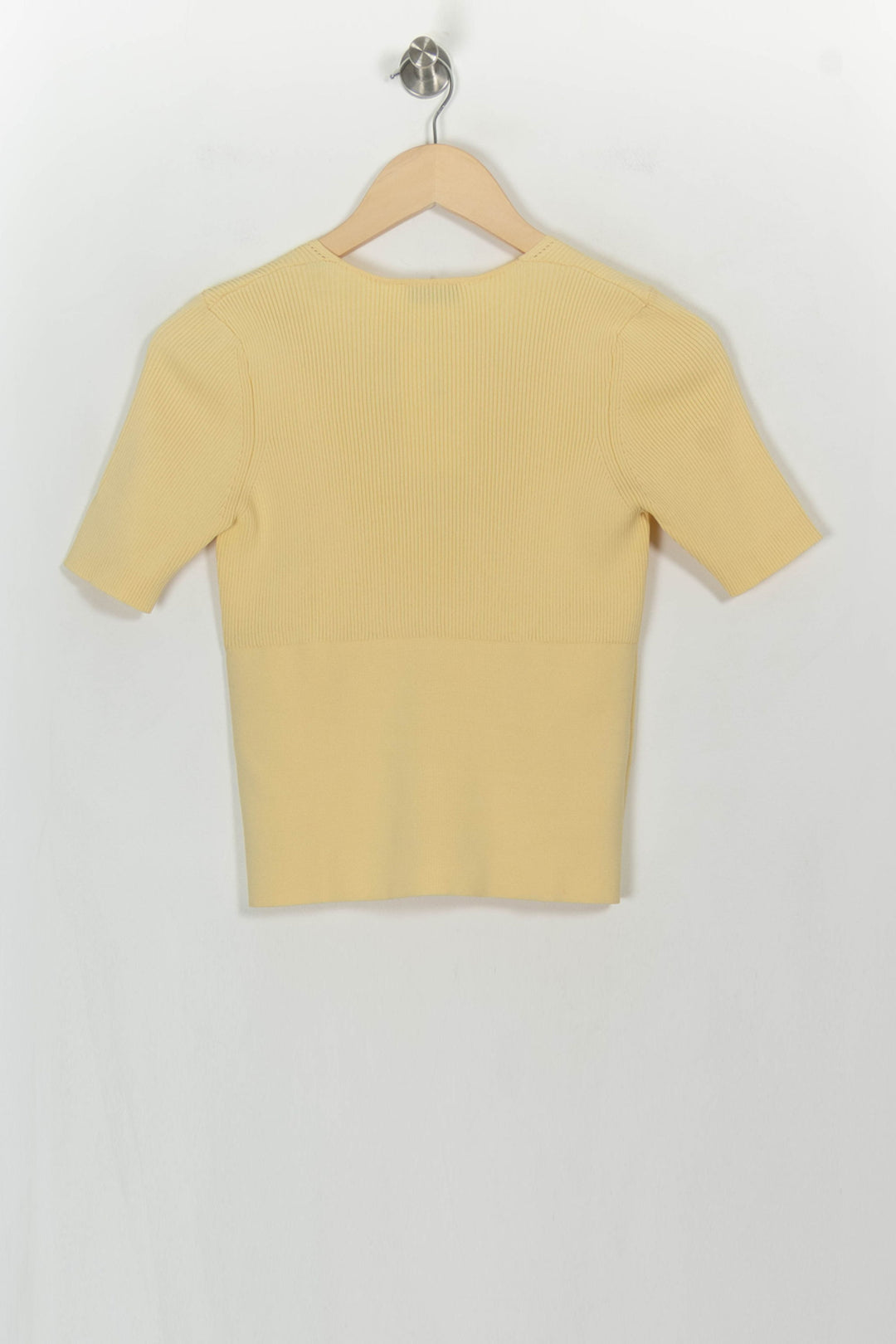 Pull Jaune - Taille M/38 de la marque Sandro | PARAD116011 - Vendu par Paradigme - Image 5