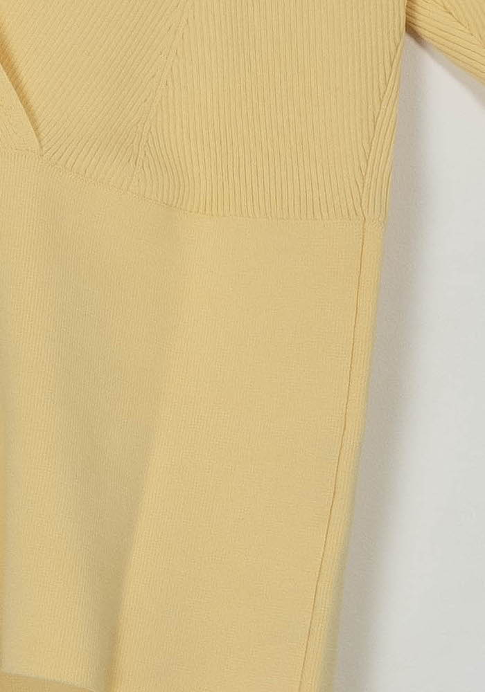 Pull Jaune - Taille M/38 de la marque Sandro | PARAD116011 - Vendu par Paradigme - Image 3