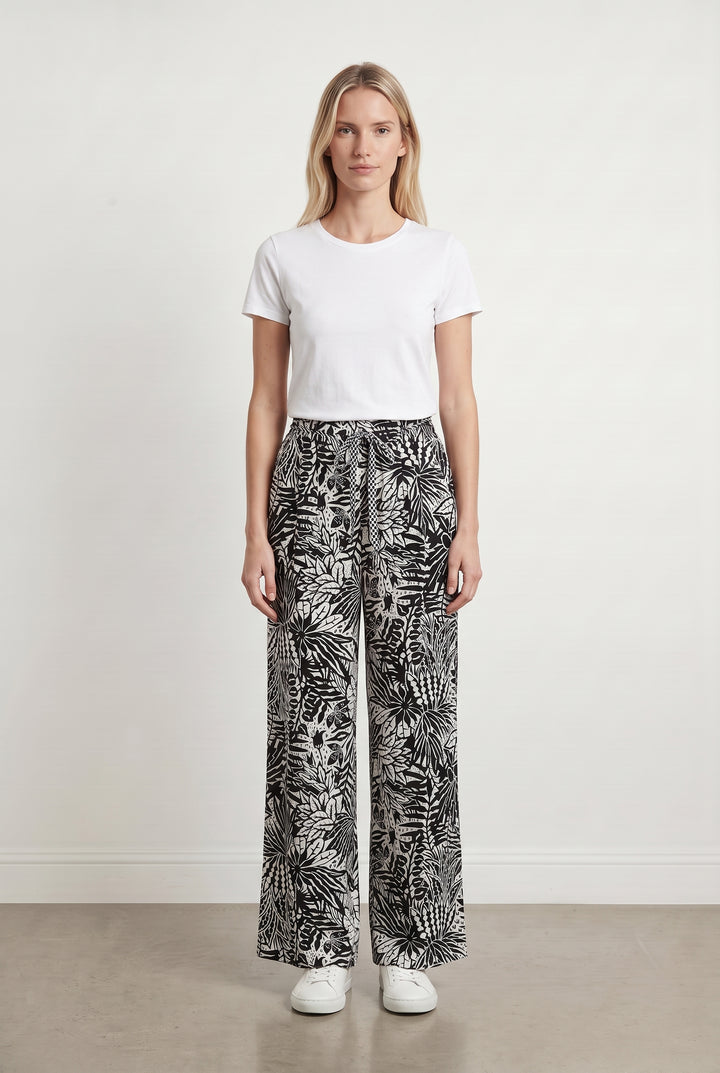 Pantalon Large Noir et Blanc - Taille S/36 de la marque Suncoo | PARAD116012 - Vendu par Paradigme - Image 1