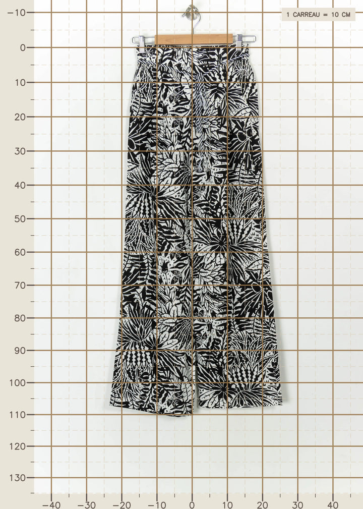 Pantalon Large Noir et Blanc - Taille S/36 de la marque Suncoo | PARAD116012 - Vendu par Paradigme - Image 4
