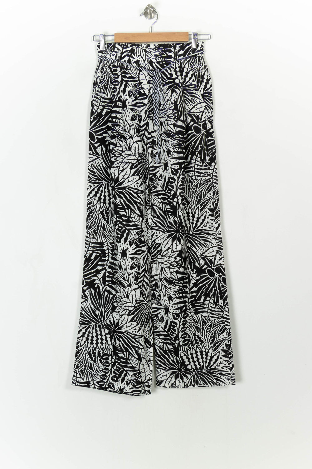 Pantalon Large Noir et Blanc - Taille S/36 de la marque Suncoo | PARAD116012 - Vendu par Paradigme - Image 2