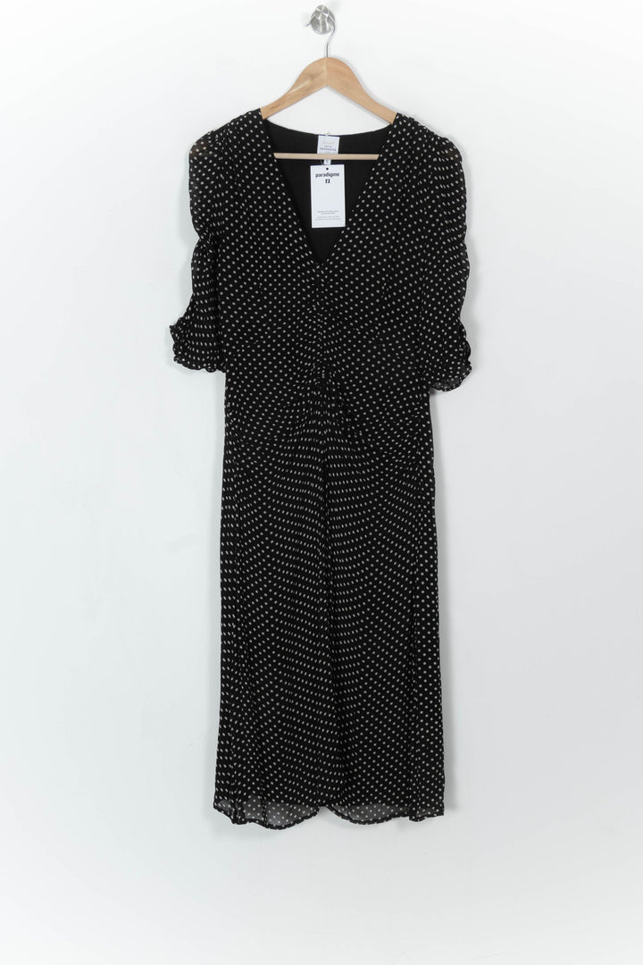 Robe à Pois Noire et Blanche - Taille L/40 de la marque Petite Mendigote | PARAD116015 - Vendu par Paradigme - Image 2