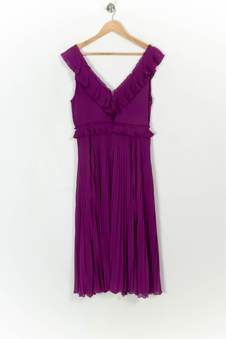 Robe Longue Violette - Taille L/40 de la marque Sézane | PARAD116016 - Vendu par Paradigme - Image 5