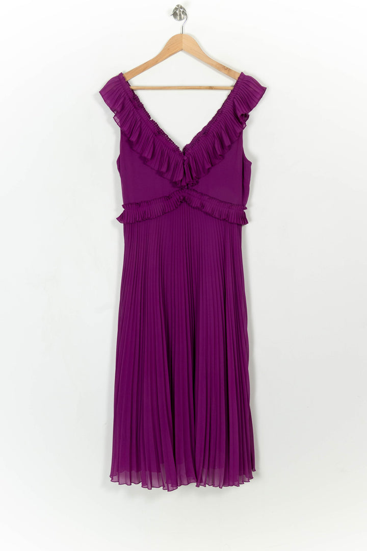 Robe Longue Violette - Taille L/40 de la marque Sézane | PARAD116016 - Vendu par Paradigme - Image 2