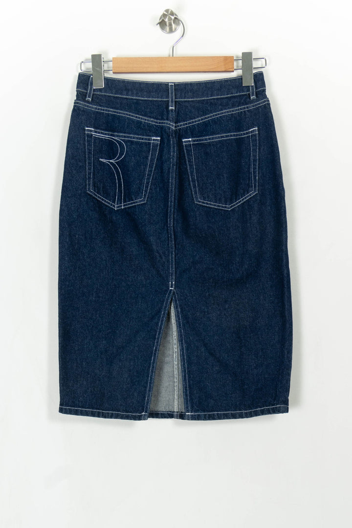 Jupe en Jean Bleue - Taille M/38 de la marque Rouje | PARAD116020 - Vendu par Paradigme - Image 5