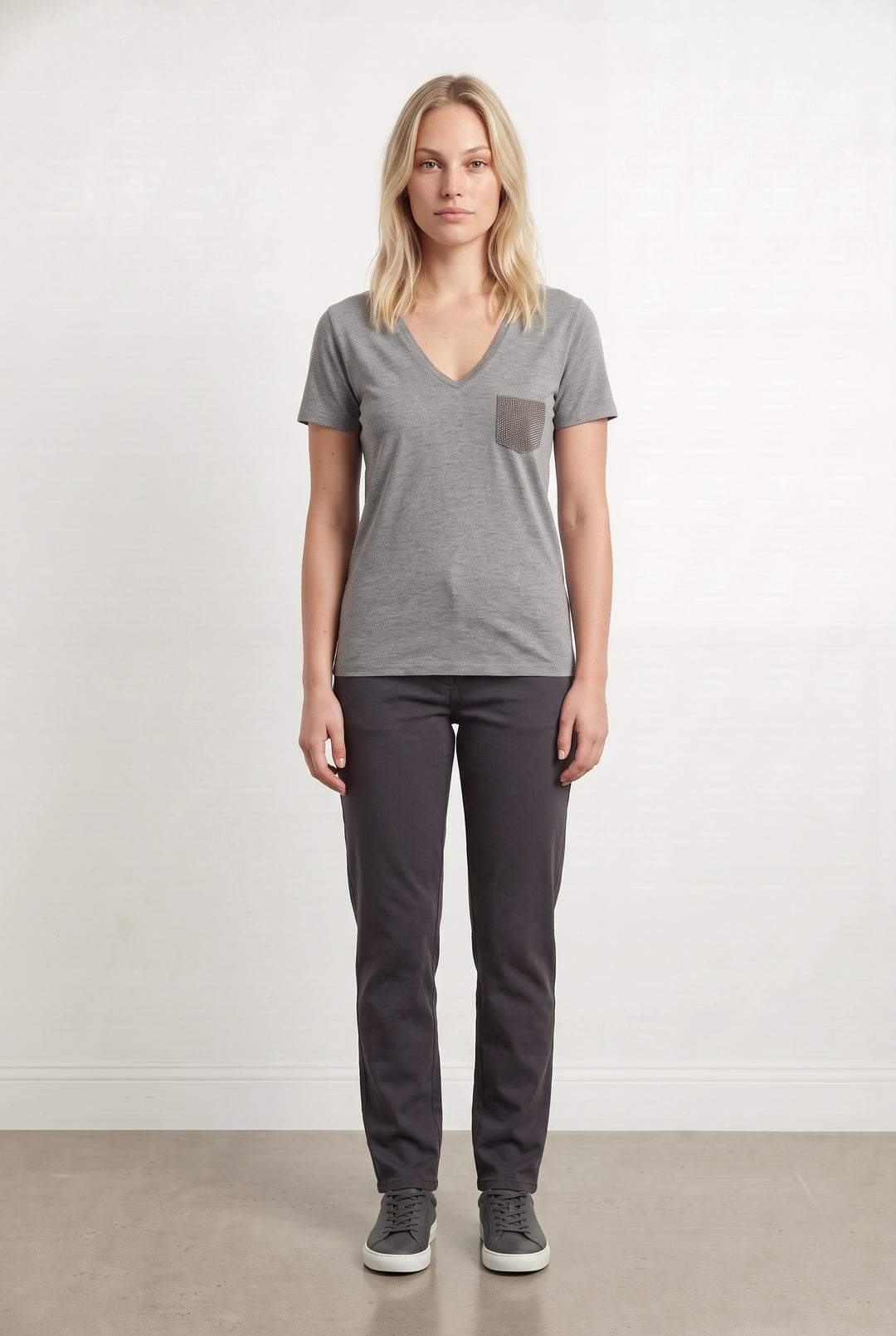 Pull Gris - Taille L/40