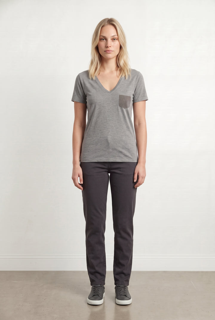 Pull Gris - Taille L/40