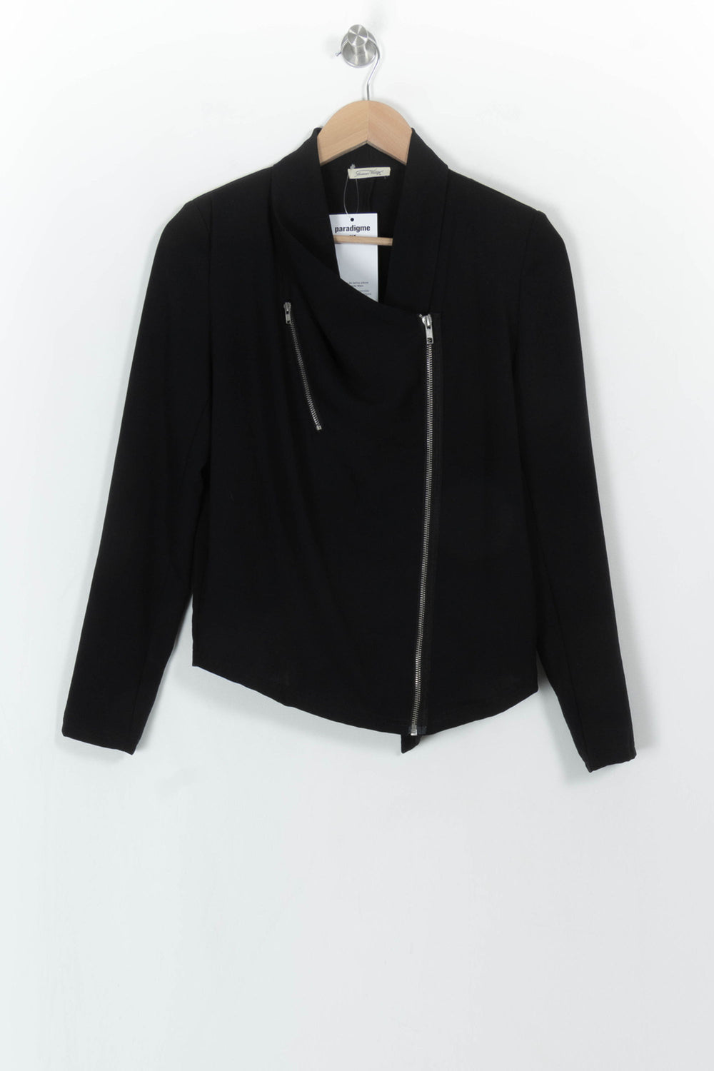 Blouson Noir - Taille S/36 de la marque American Vintage | PARAD116109 - Vendu par Paradigme - Image 2