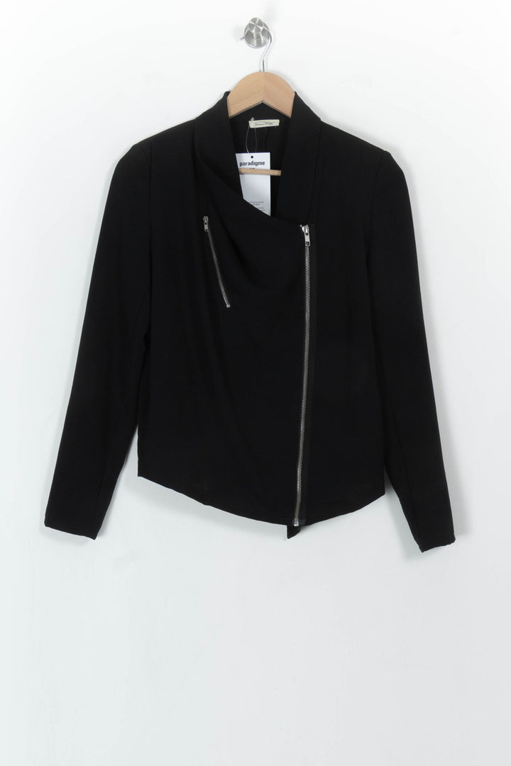 Blouson Noir - Taille S/36 de la marque American Vintage | PARAD116109 - Vendu par Paradigme - Image 2