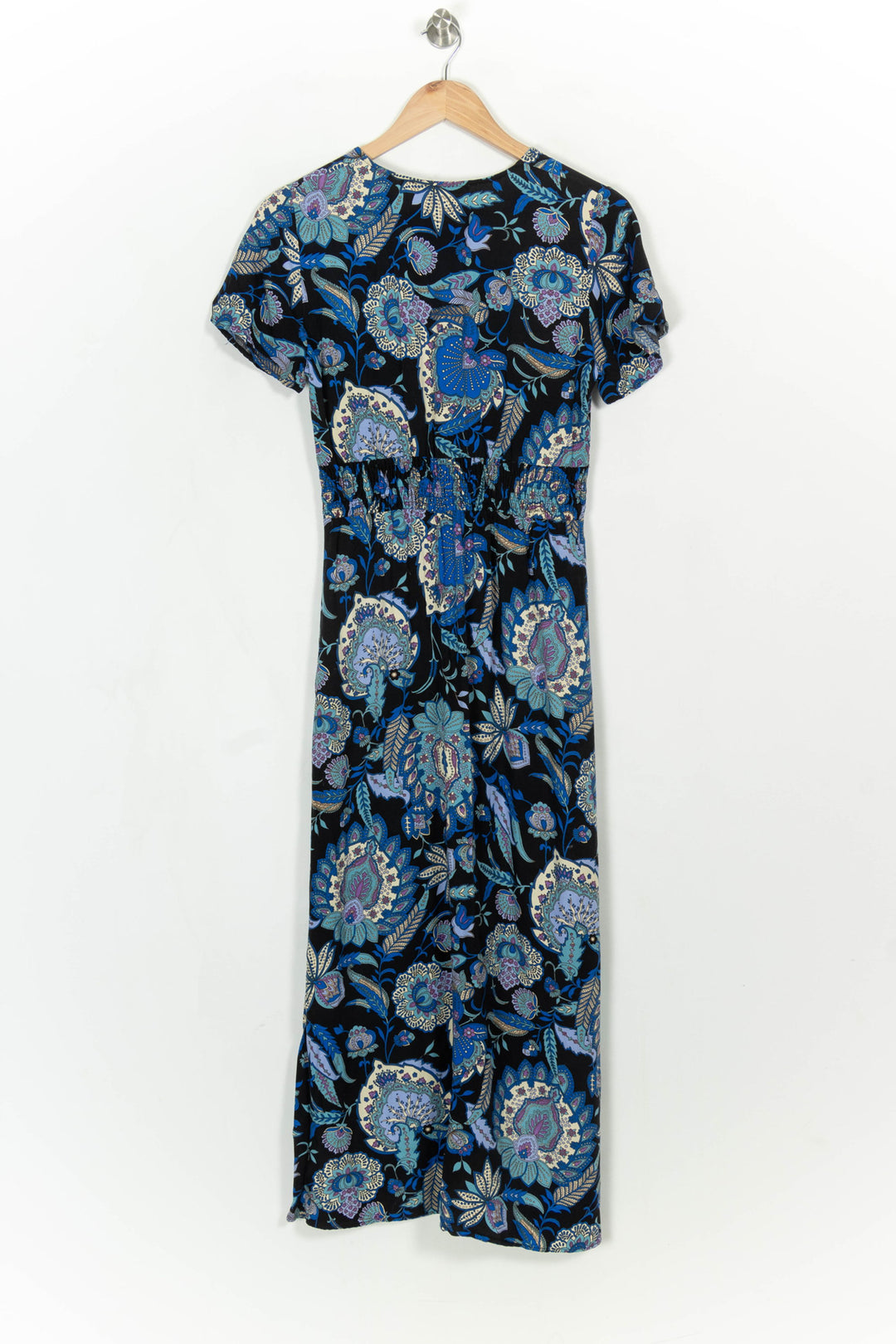 Robe Longue Bleu et Noir - Taille S/36 de la marque La Fée Maraboutée | PARAD116112 - Vendu par Paradigme - Image 5