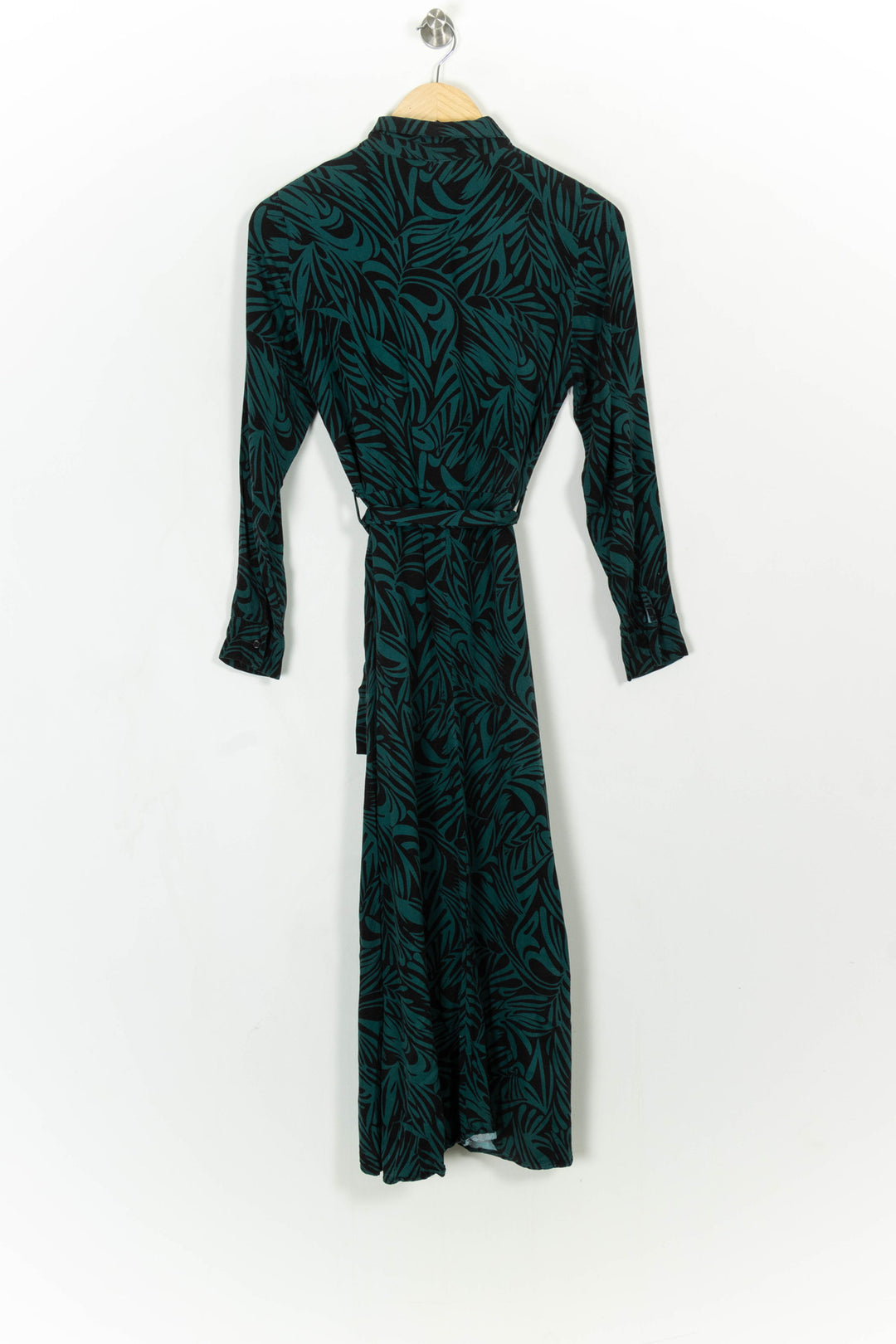 Robe Longue Verte et Noire - Taille S/36 de la marque La Fée Maraboutée | PARAD116113 - Vendu par Paradigme - Image 5