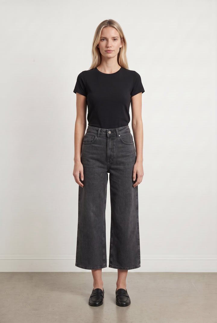 Jean Large Gris - Taille M/38 de la marque Sézane | PARAD116116 - Vendu par Paradigme - Image 1