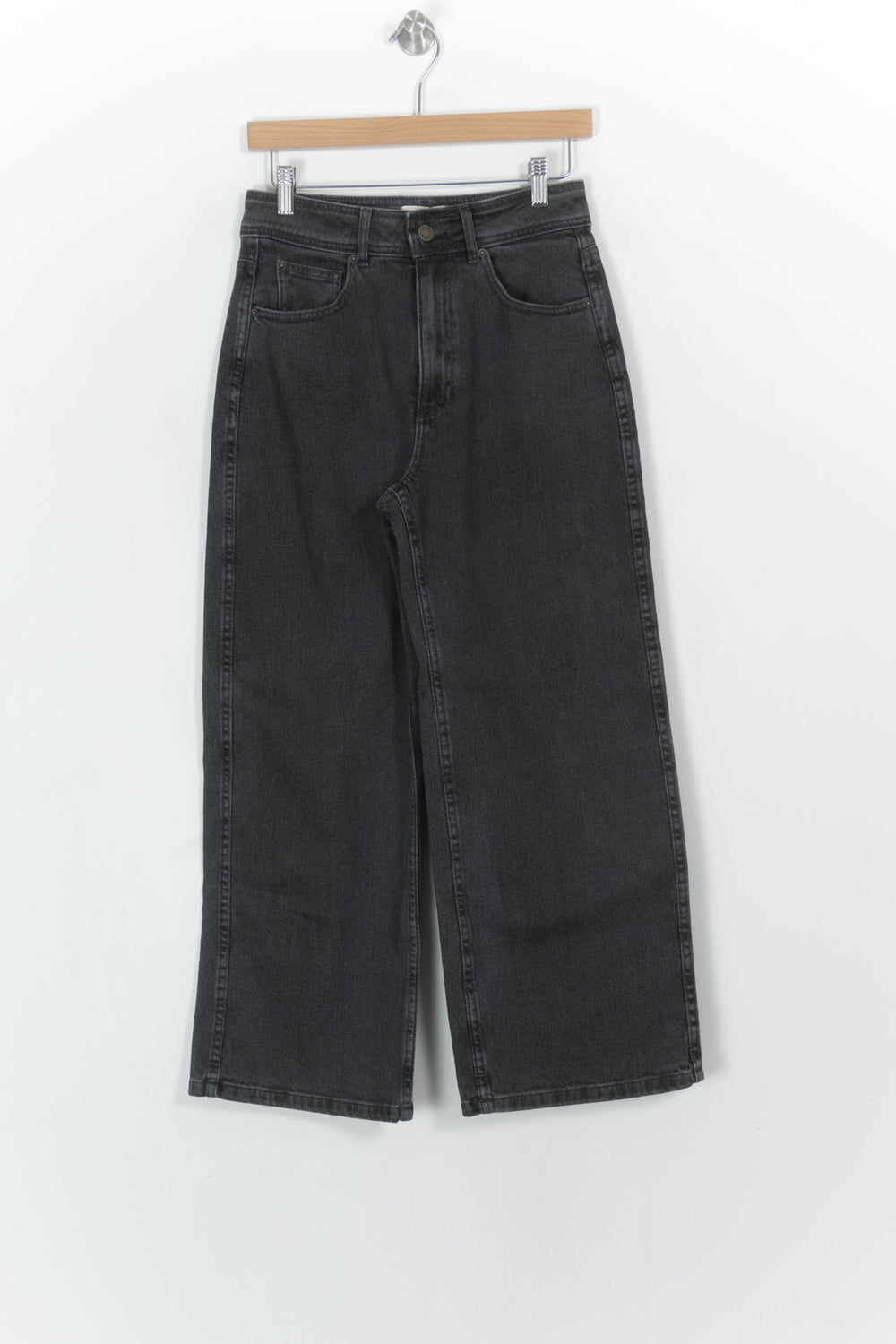 Jean Large Gris - Taille M/38 de la marque Sézane | PARAD116116 - Vendu par Paradigme - Image 2