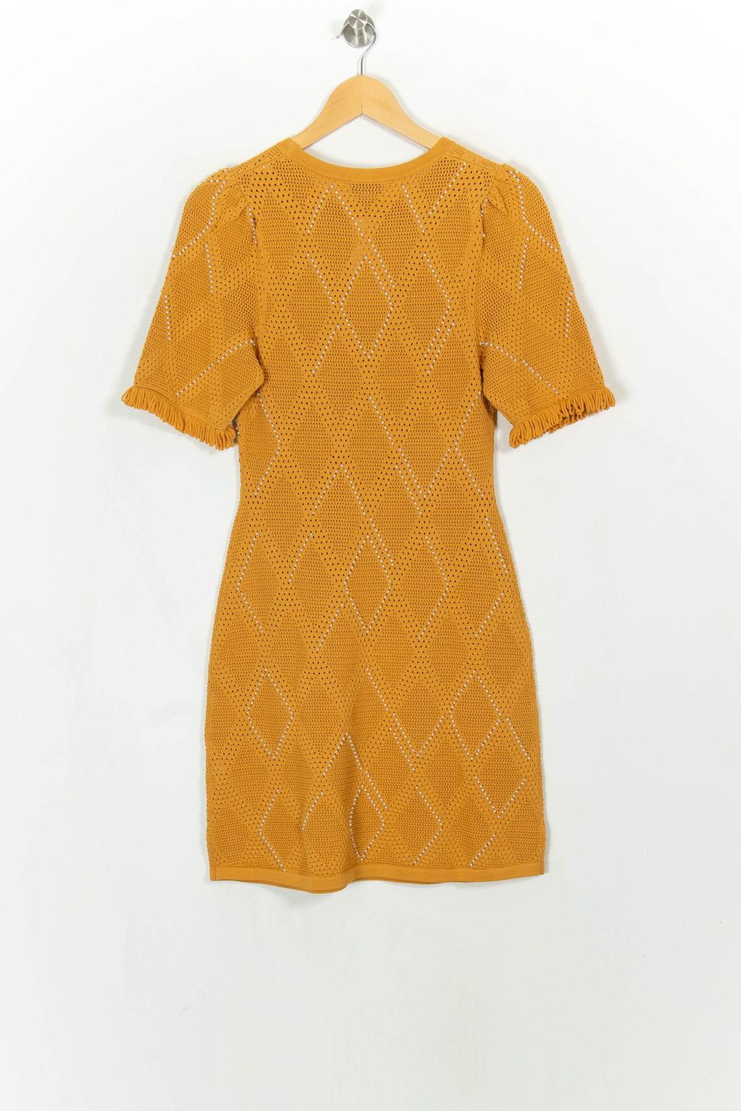 Robe Courte Orange - Taille M/38 de la marque Sandro | PARAD116118 - Vendu par Paradigme - Image 5