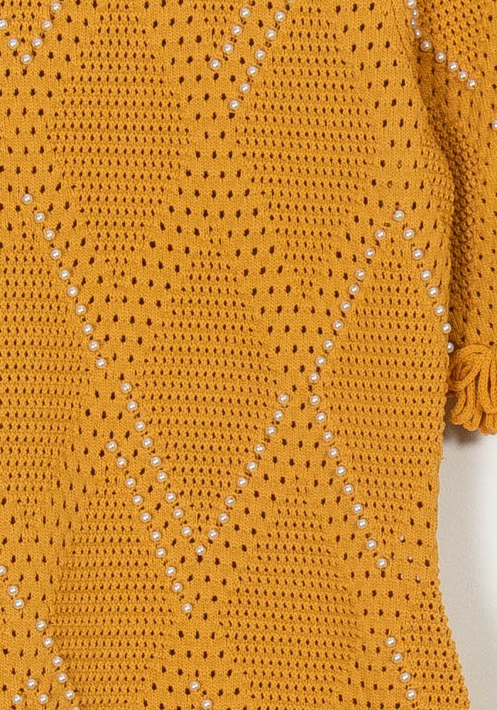 Robe Courte Orange - Taille M/38 de la marque Sandro | PARAD116118 - Vendu par Paradigme - Image 3